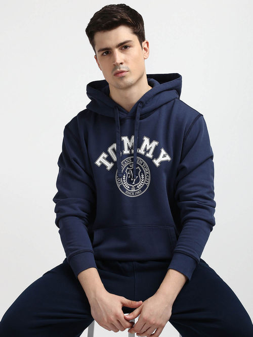 Tommy Hilfiger Mens Blue Color Sweatshirt