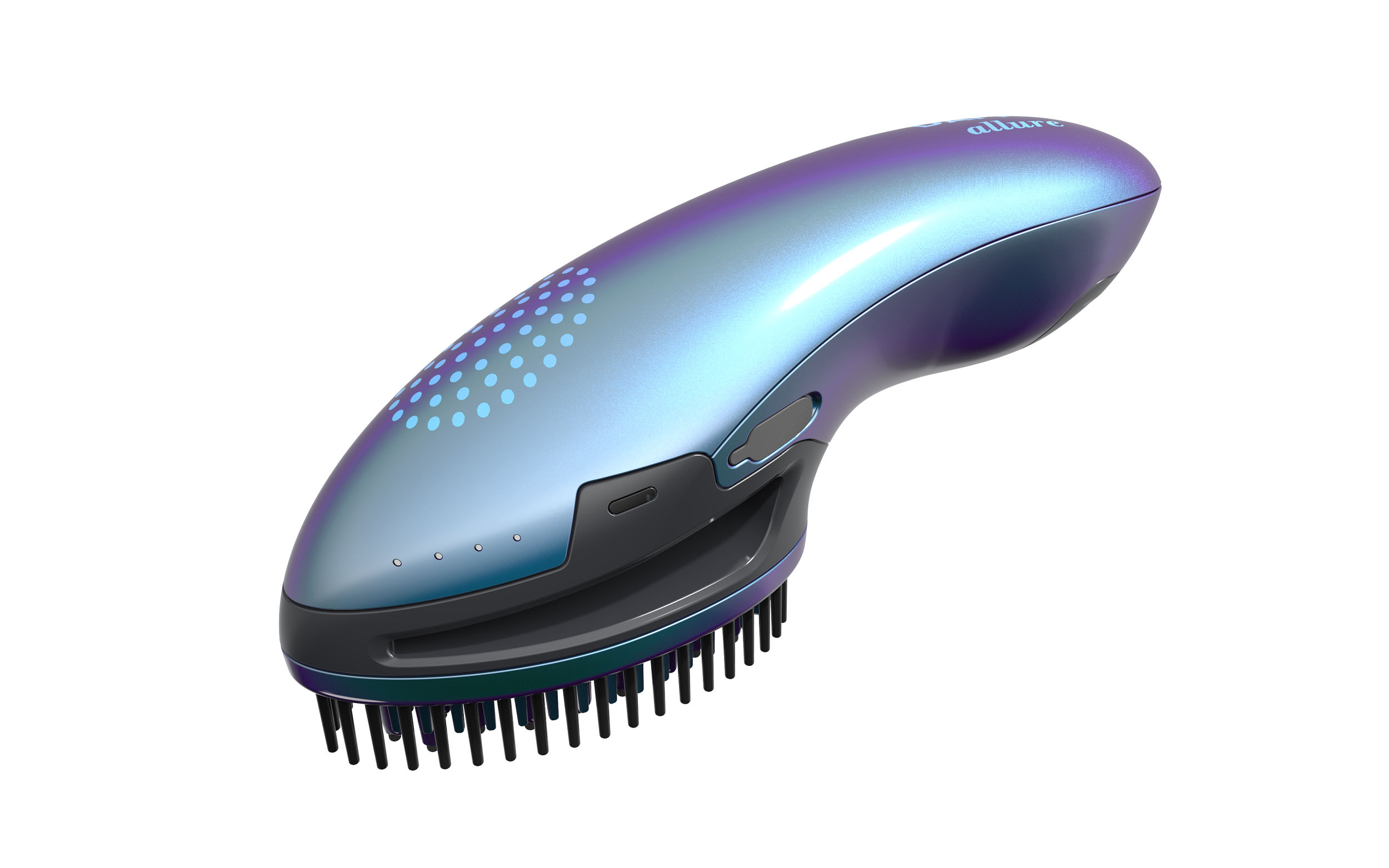 dafni allure cordless hair straightening ceramic brush