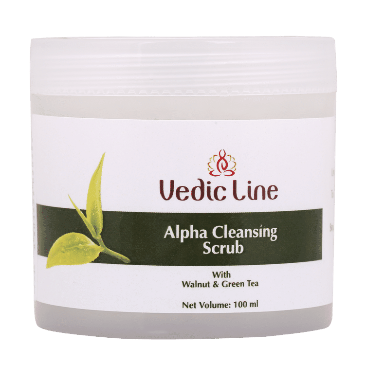 Vedic Line Alpha Cleansing Scrub With Walnut & Green Tea