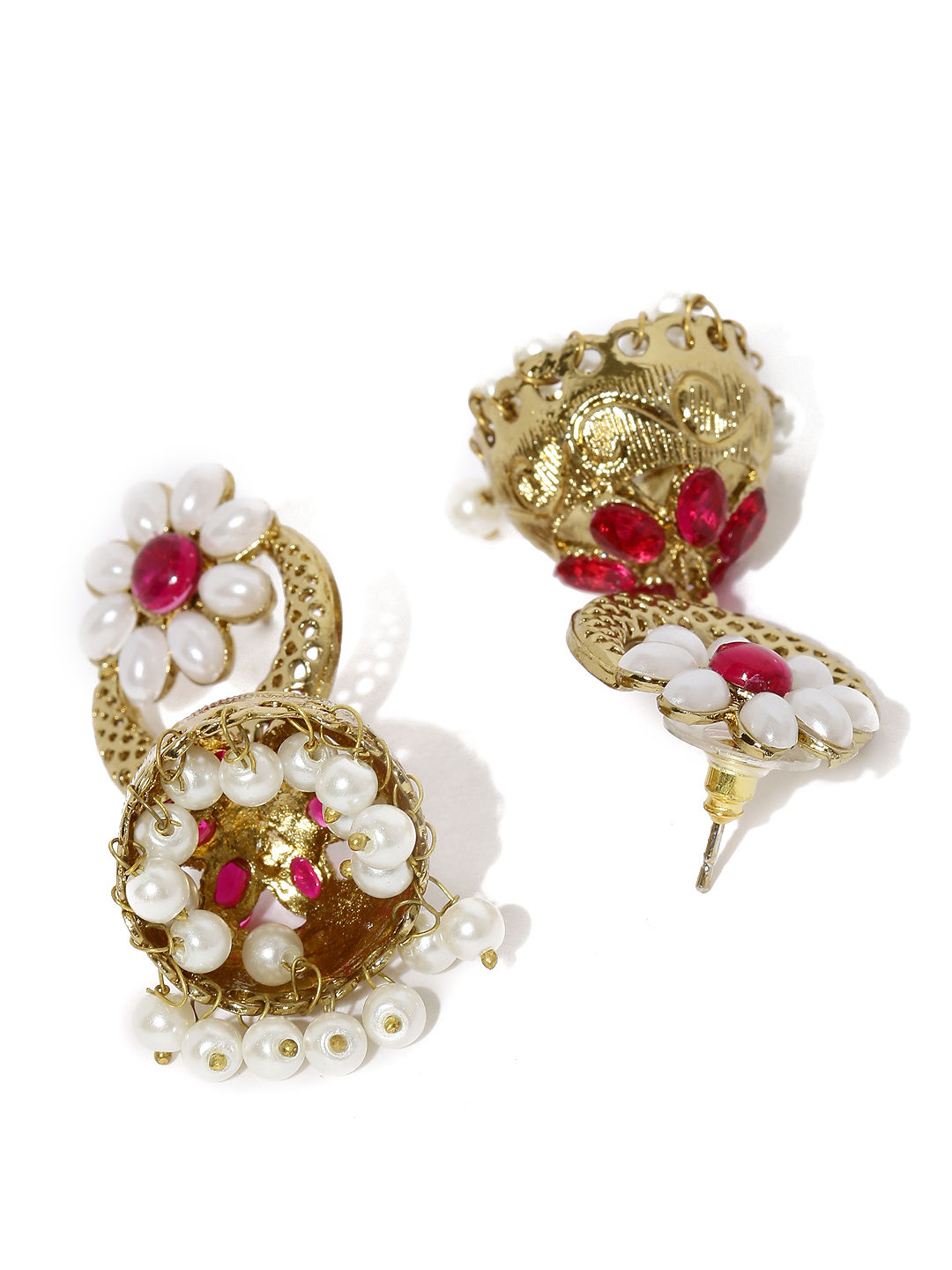 Fida Pink Daisy Dome Earring Buy Fida Pink Daisy Dome Earring Online