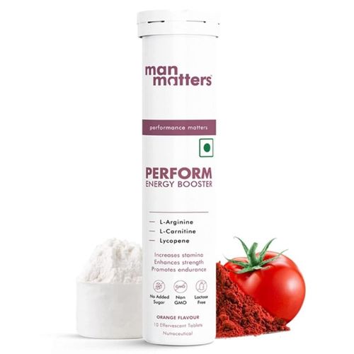 Buy Man Matters Pre Workout L'arginine L' Carnitine Effervescent Tablets  Online
