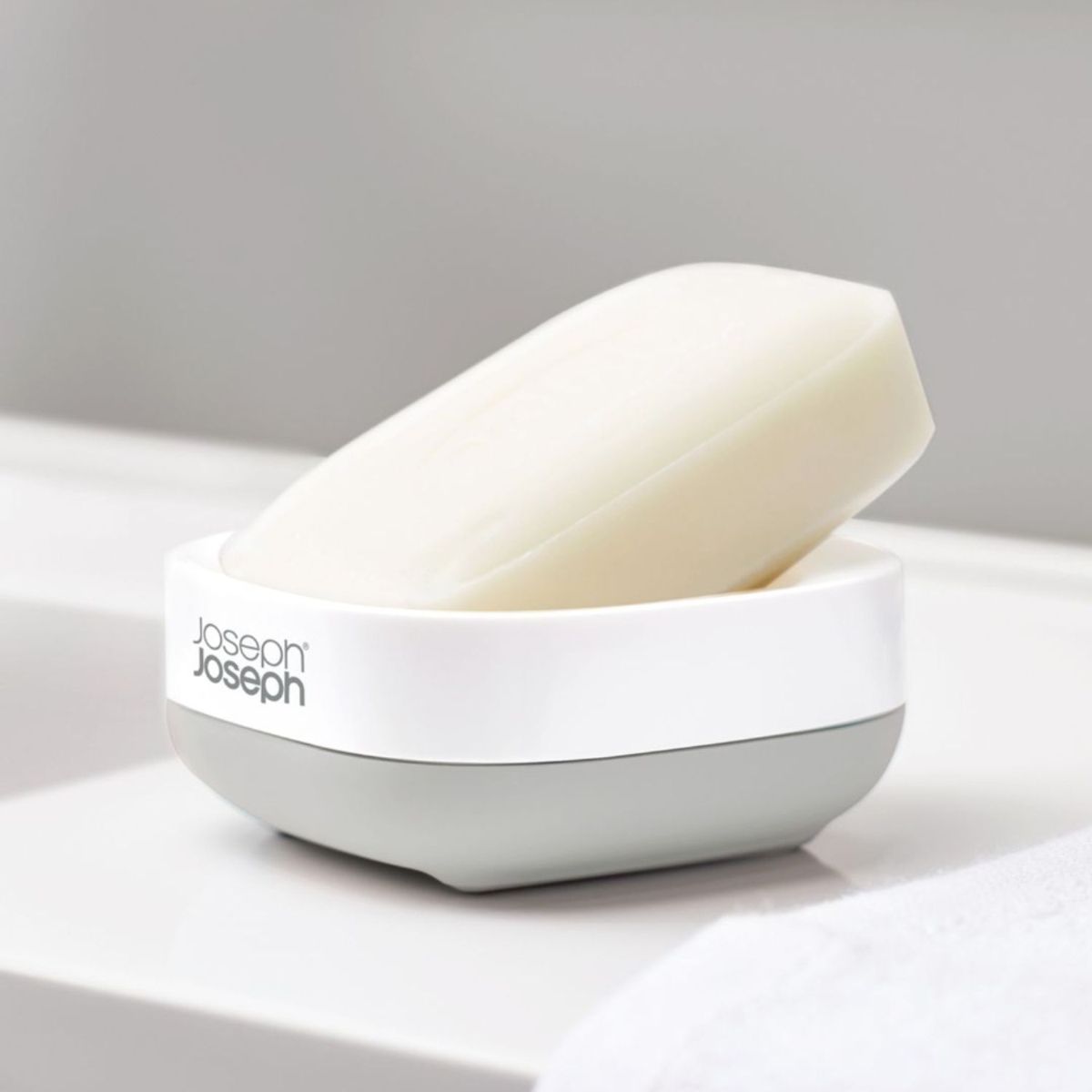 Joseph Joseph Bathroom Slim Compact Soap Dish For thinKitchen, Grey Buy Joseph Joseph Bathroom