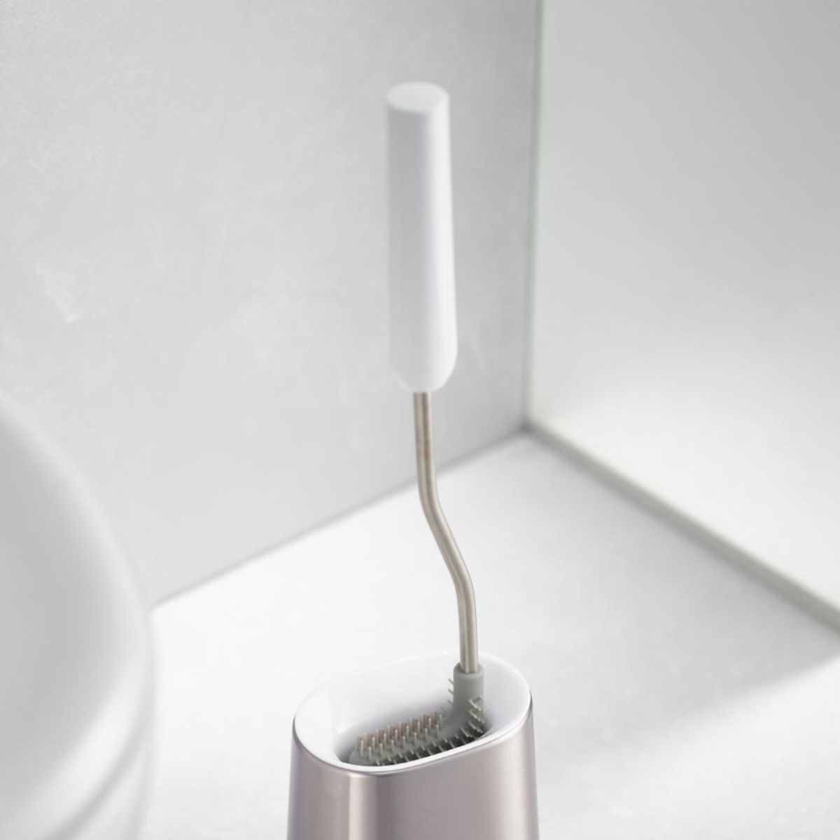 Joseph Joseph Bathroom Flex Lite Steel Toilet Brush with Holder Buy