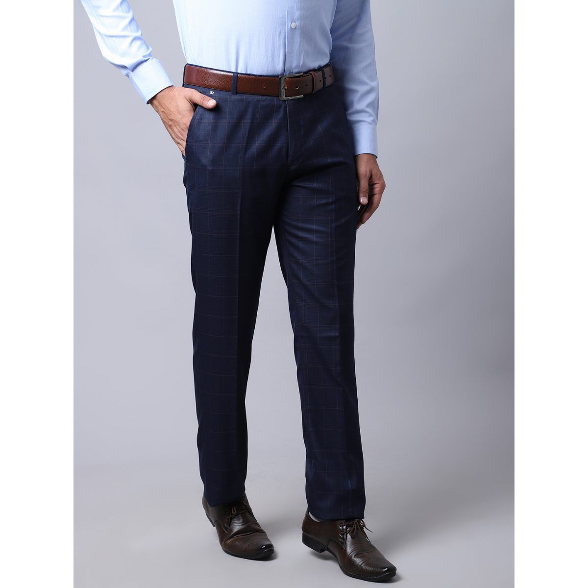 Buy Brown Trousers & Pants for Men by Cantabil Online | Ajio.com