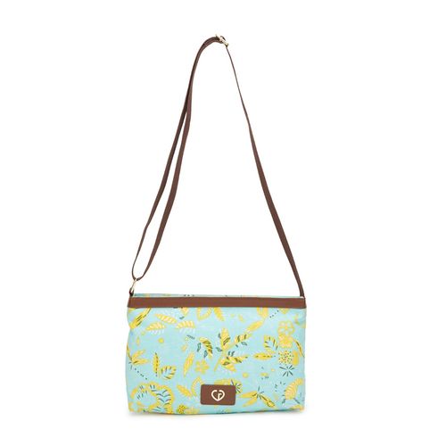 Caprese Hazel Large Sling Bag Aqua