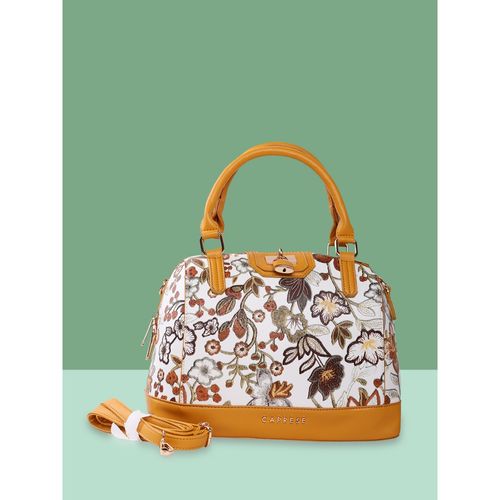 Buy Caprese Wren Satchel Bag Medium Ochre Online