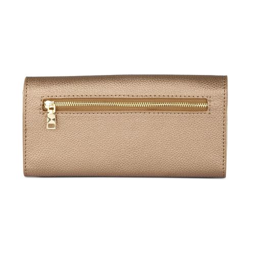 Buy Caprese Winslet Large Wallet Bronze Metallic Online