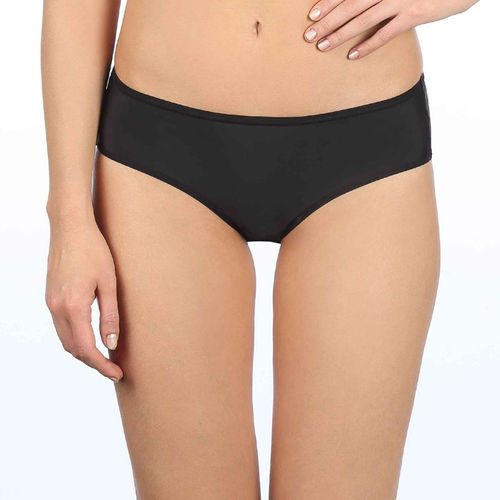 Yacht & Smith Womens Cotton Lycra Underwear Black Panty Briefs In