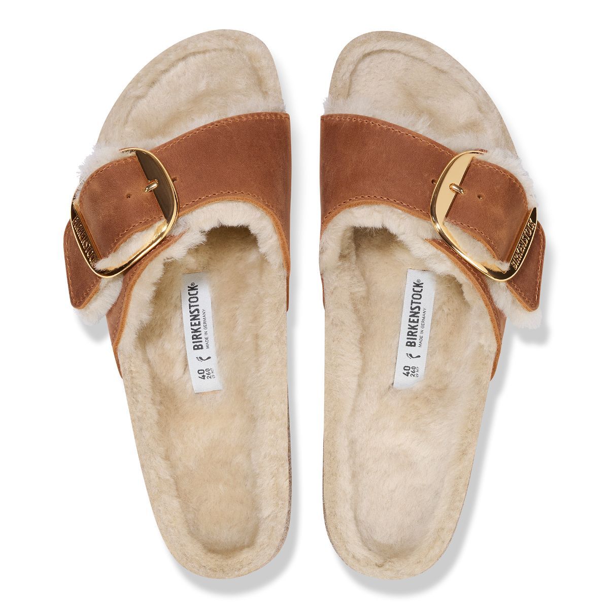 Birkenstock sheepskin online slippers