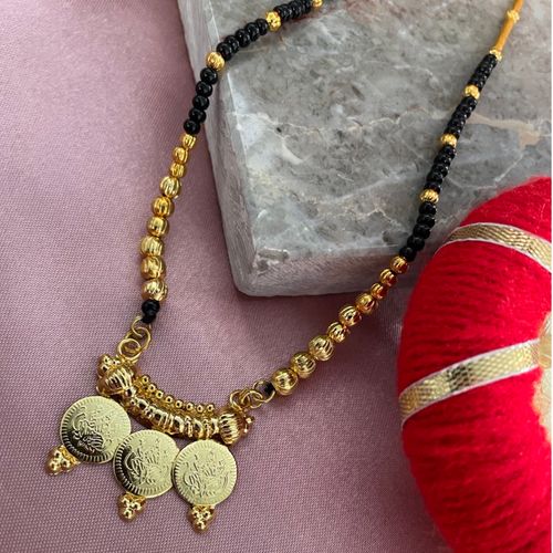 Buy Digital Dress Room Short Mangalsutra Laxmi Pendant Design Online