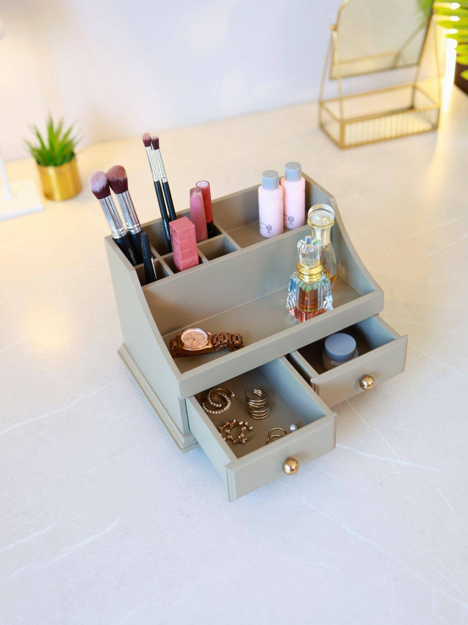 Cinch Home Vanity Make-up Organiser with 2 Drawers