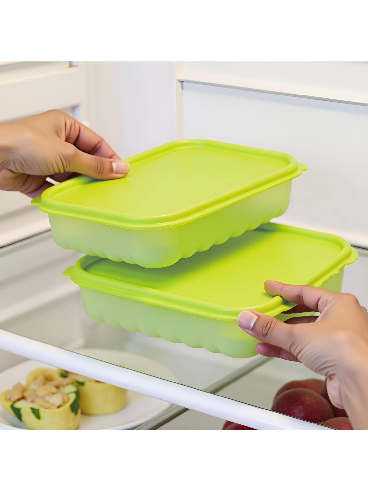 Lock & Lock Fresh Block Airtight Food Container for Fruits & Vegetables (Pack of 2)