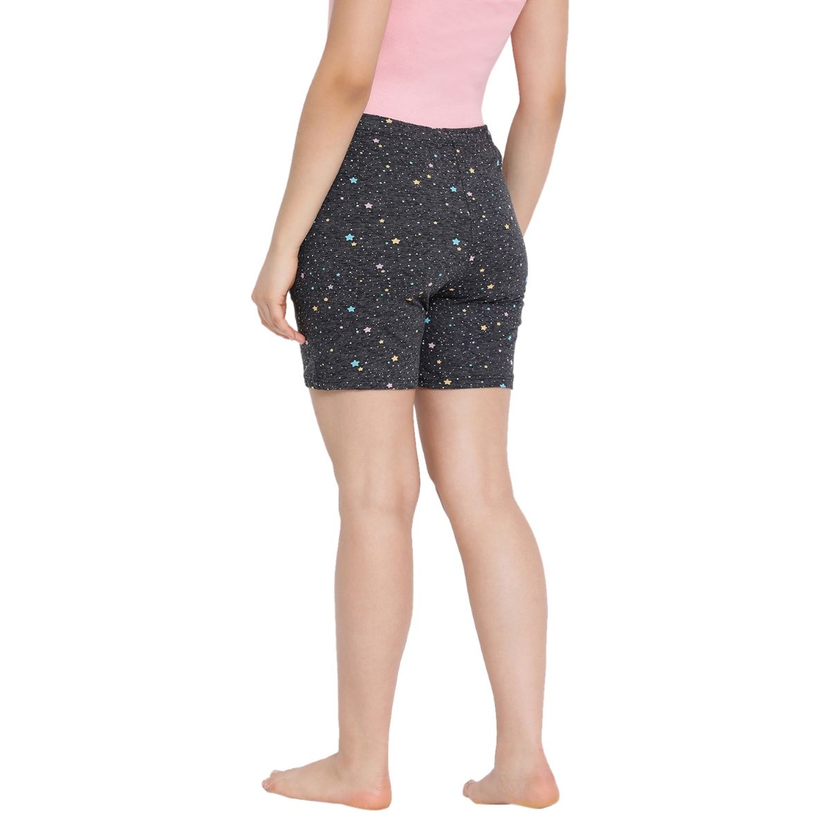 Shri Yantra Women's Summer NY Shorts in Black Color main image 1