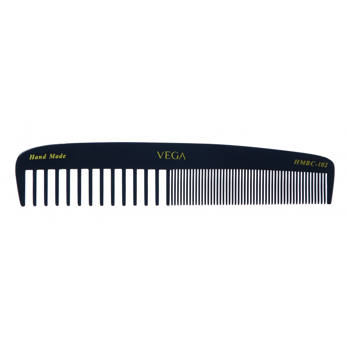 VEGA Handcrafted Comb - Black (HMBC-102)