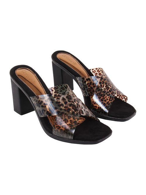 CATWALK Beige Animal Print Heels: Buy CATWALK Beige Animal Print Heels  Online at Best Price in India | Nykaa