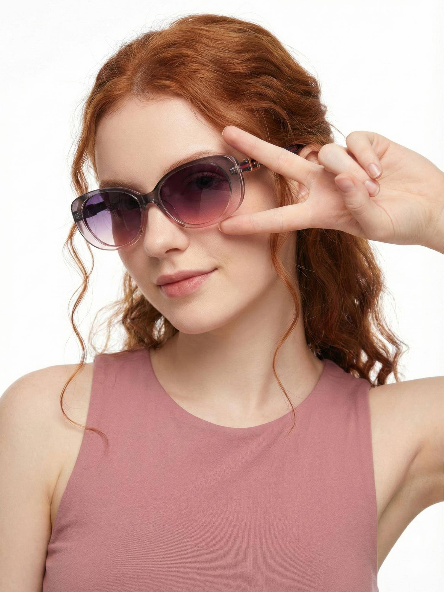 HASHTAG EYEWEAR Women Grey Lens UV Protected & Polarized Sunglasses (55)