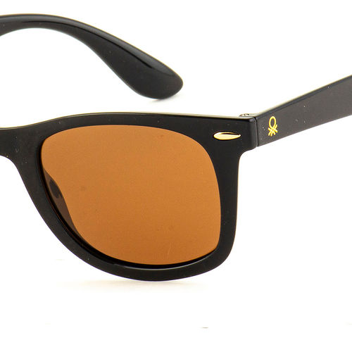 Buy United Colors of Benetton Orange Lens Wayfarer Sunglass Black