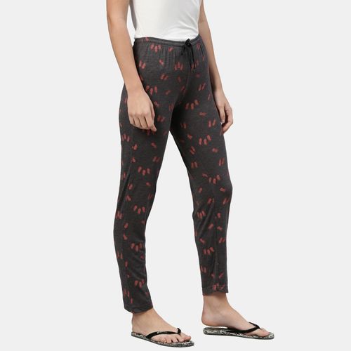 Buy Kryptic Women Printed Pure Cotton Lounge Pants (Pack of 2) online