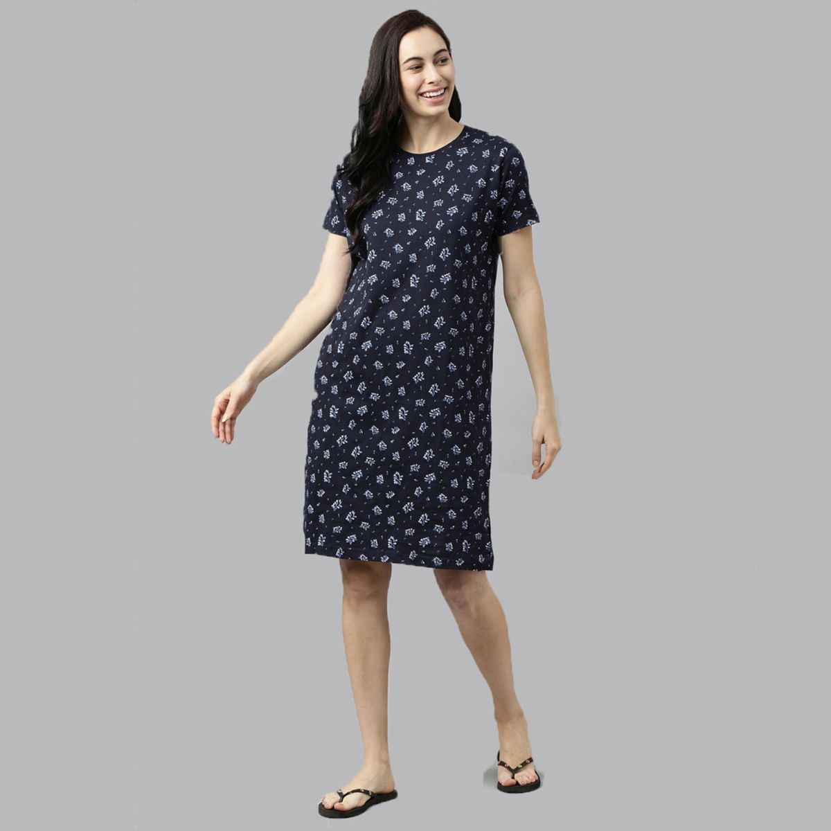 100 cotton lounge dress sale