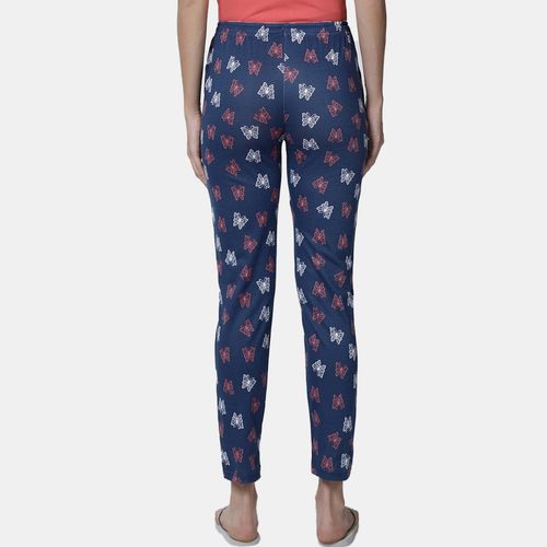 Buy Kryptic Women Printed Pure Cotton Lounge Pants (Pack of 2) Online