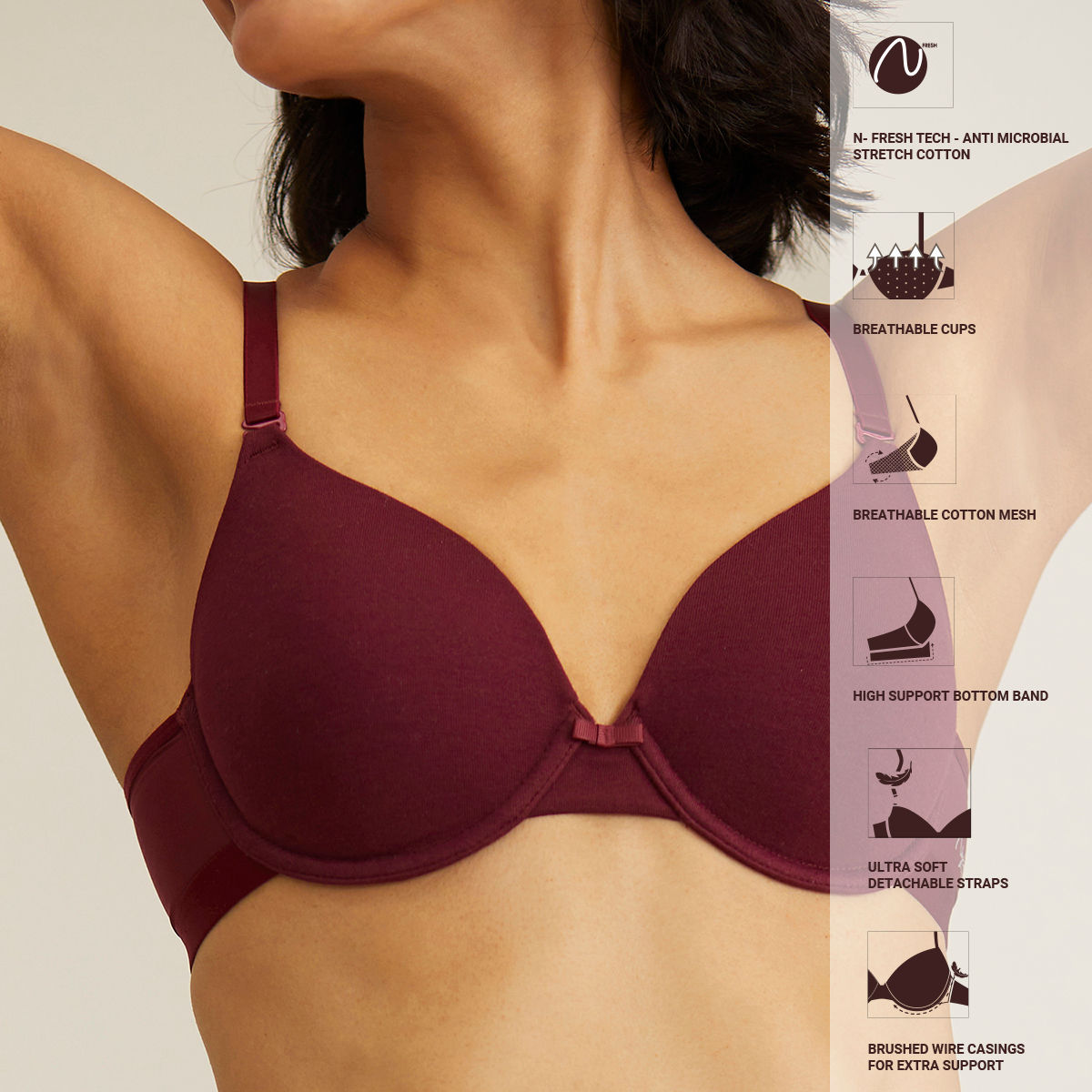 soma cotton bras