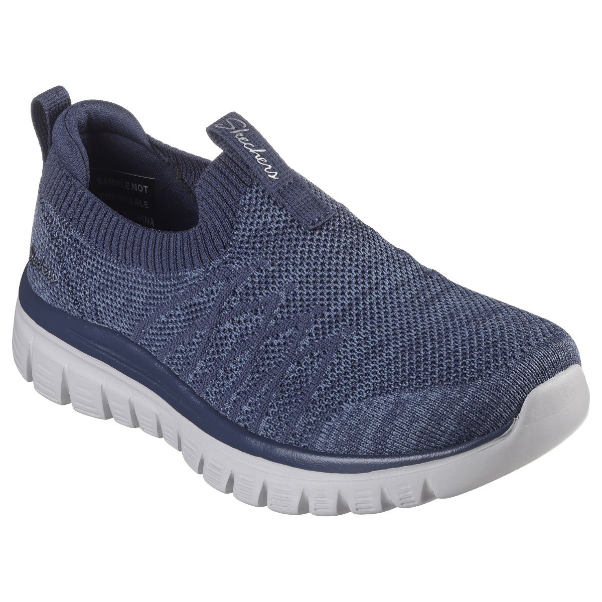 Buy SKECHERS Navy Blue Graceful - Good Vibe Sneakers Online