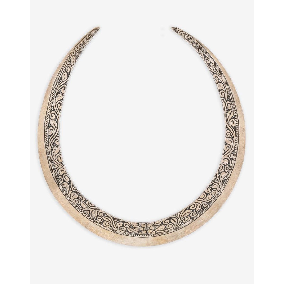 Buy Fabindia Women Silver Hasli Necklace Online