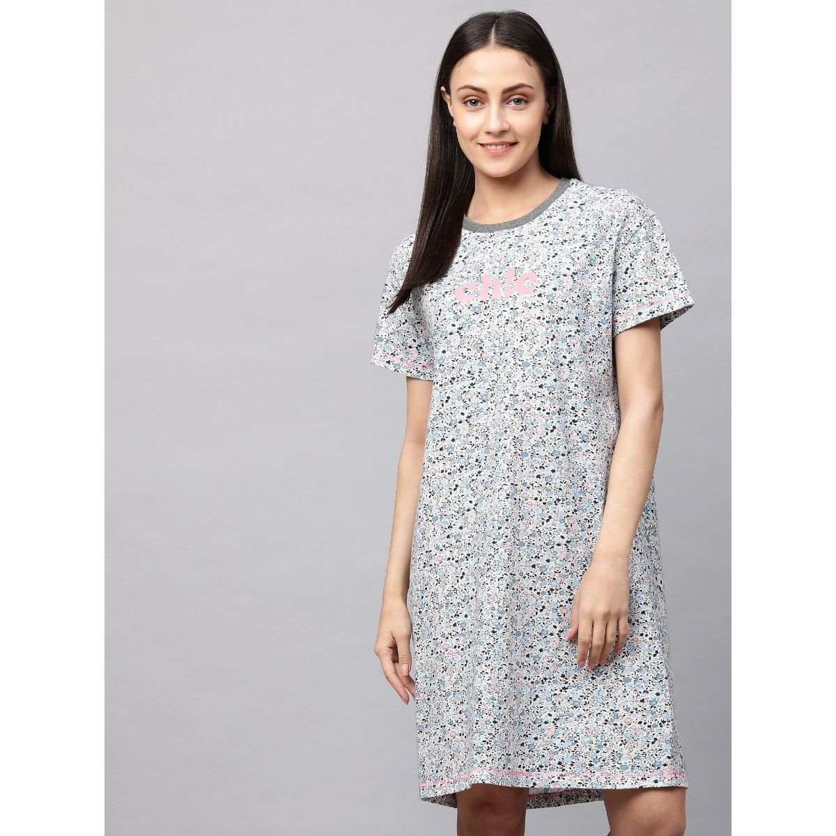 Chemistry Printed Night Dress - Multi-Color: Buy Chemistry Printed ...