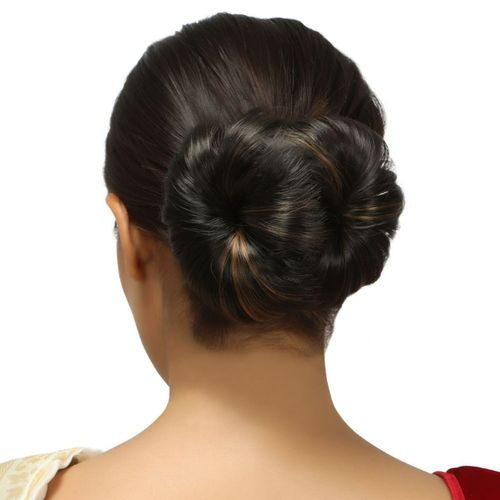 Accessher Black & Blonde Dual Tone Colour Hair Bun with Black Clutcher: Buy  Accessher Black & Blonde Dual Tone Colour Hair Bun with Black Clutcher  Online at Best Price in India |