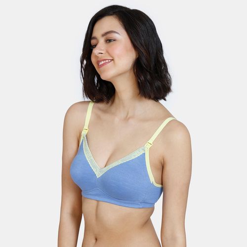 Buy Zivame Happy Basics Double Layered Non-Wired 3/4th Coverage