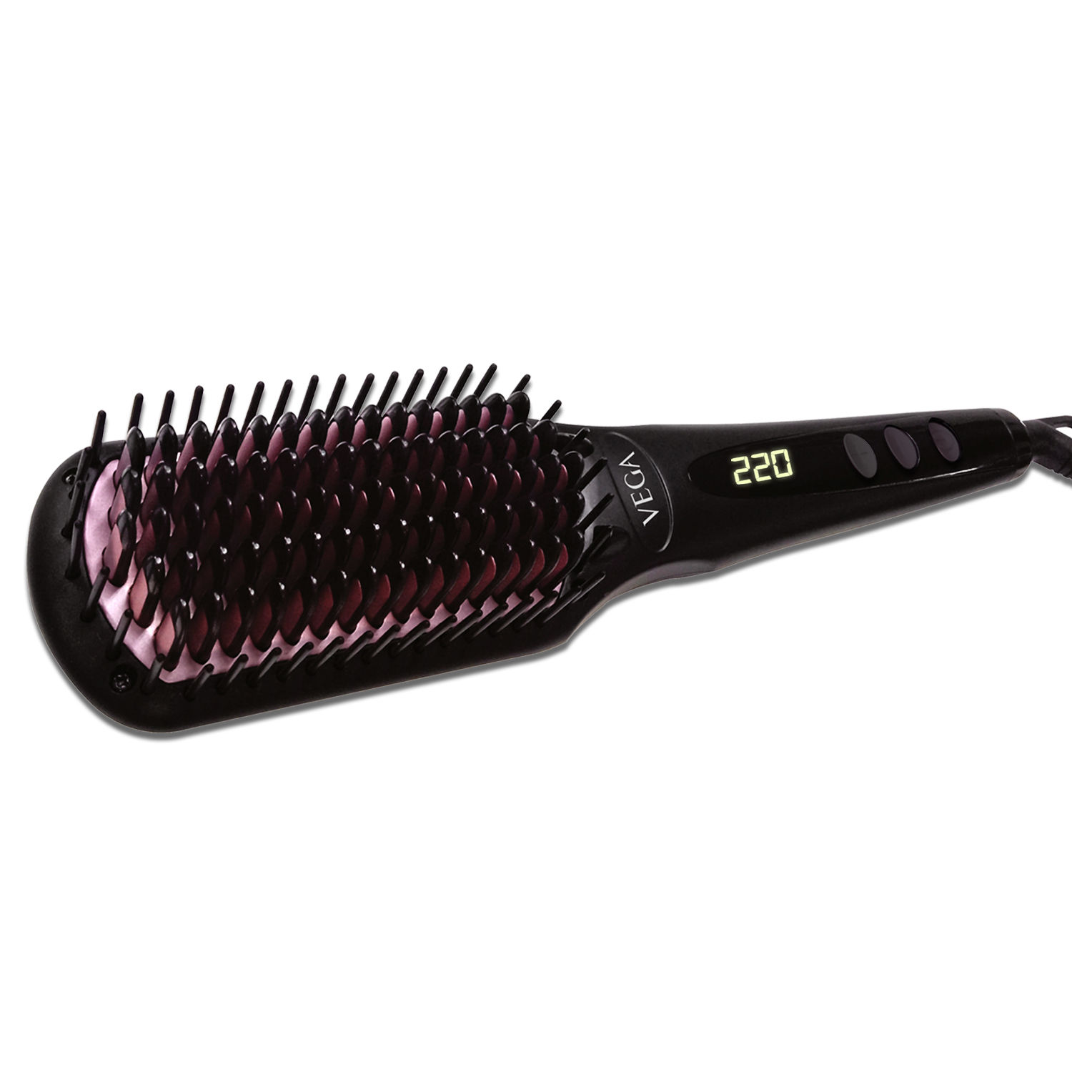 Compare Vega Hair Straightener Brush  Straightener for Women with Ceramic  Coated Plates 2 In 1 Hair Styler VHSSB01 Price in India  CompareNow