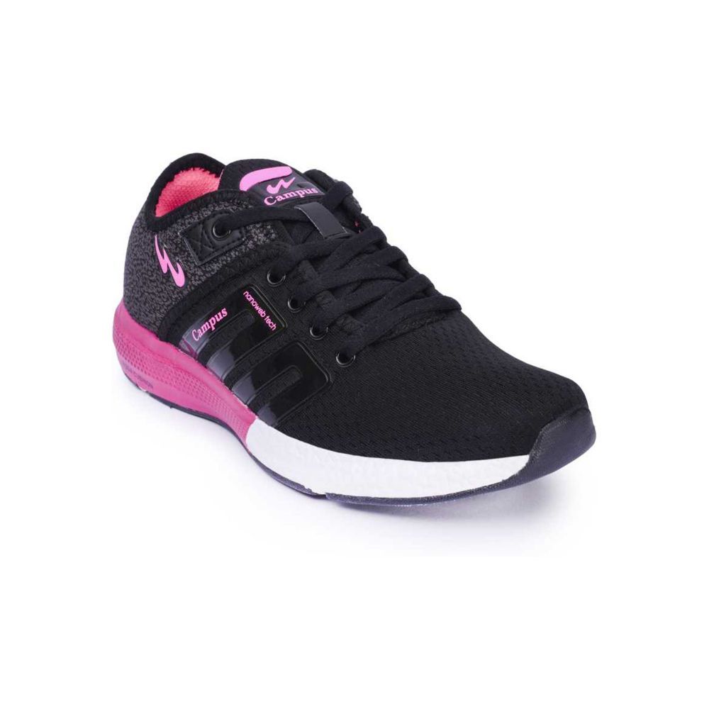 Campus battle black running hot sale shoes