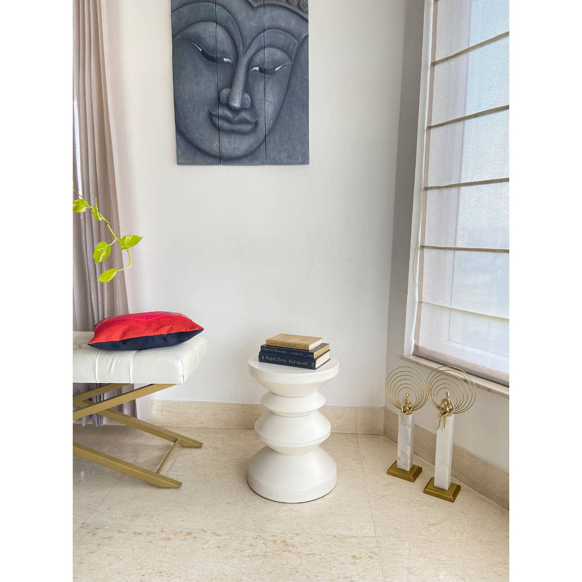 Buy The House of Trendz Caesar Side Tables - Off White Online