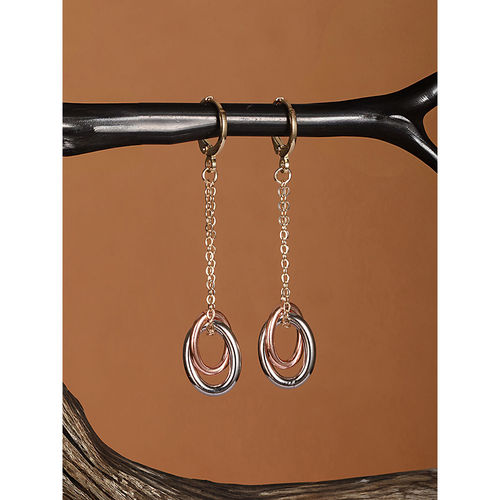 Buy Saraf RS Jewellery Anti-Tarnish Rose Gold Plated Concentric