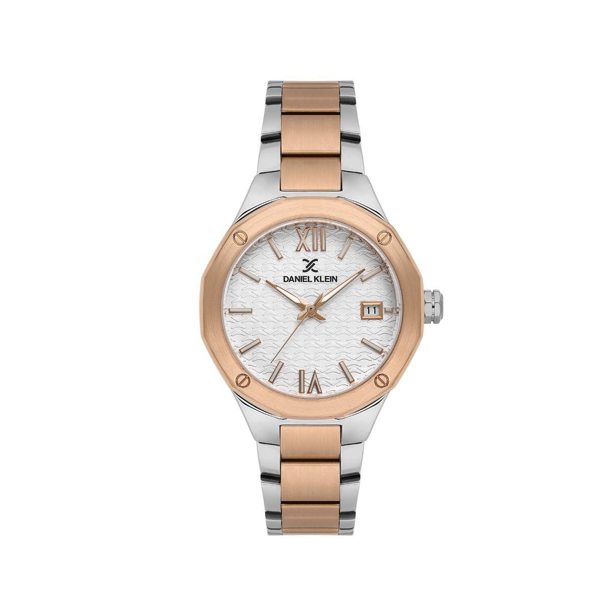 Daniel Klein Two-Toned Beauty Classic Silver Dial Appeal-DK.1.13938-6 (M)