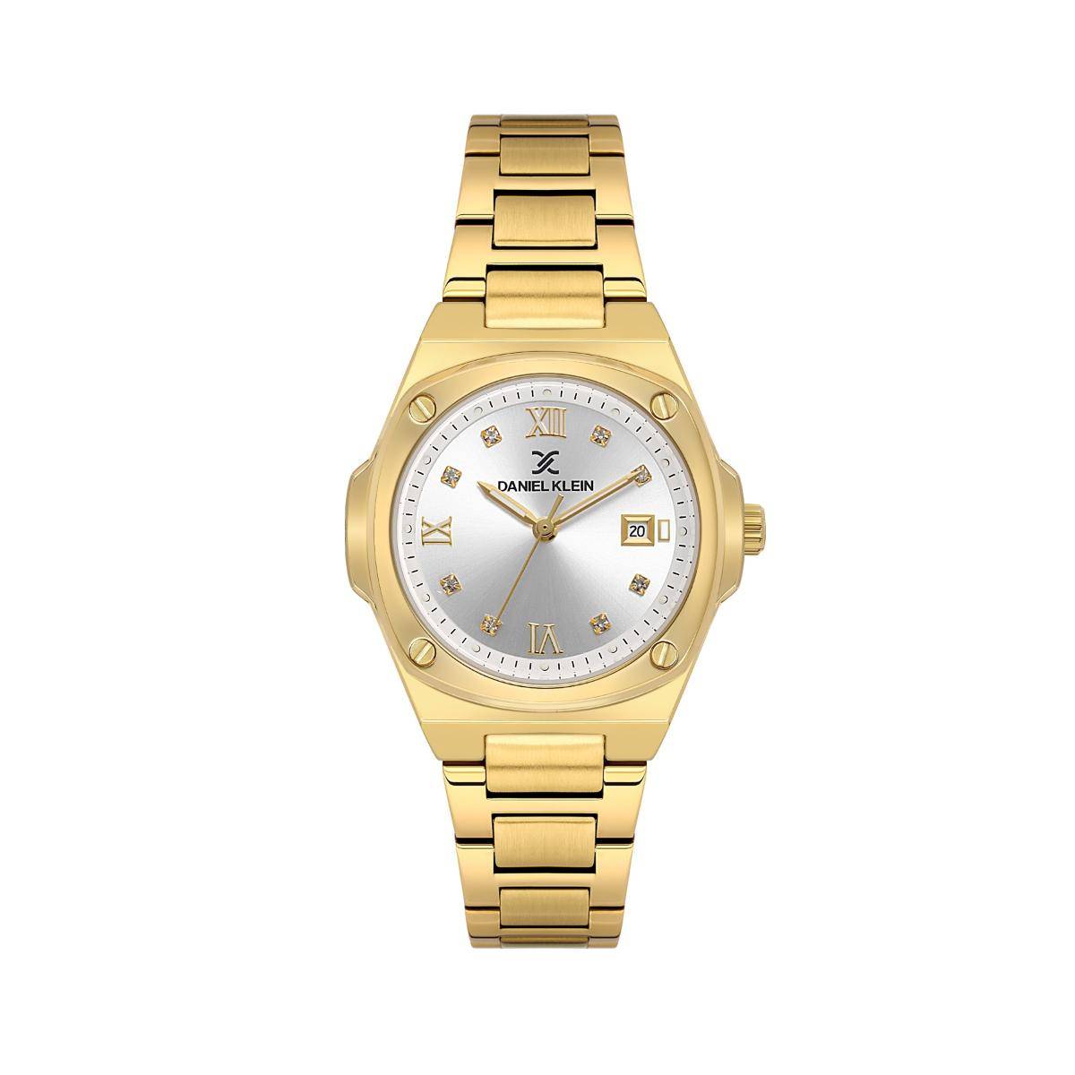 Daniel Klein Designer Watch Contrast Of Silver And Gold-DK.1.13947-3 (M)
