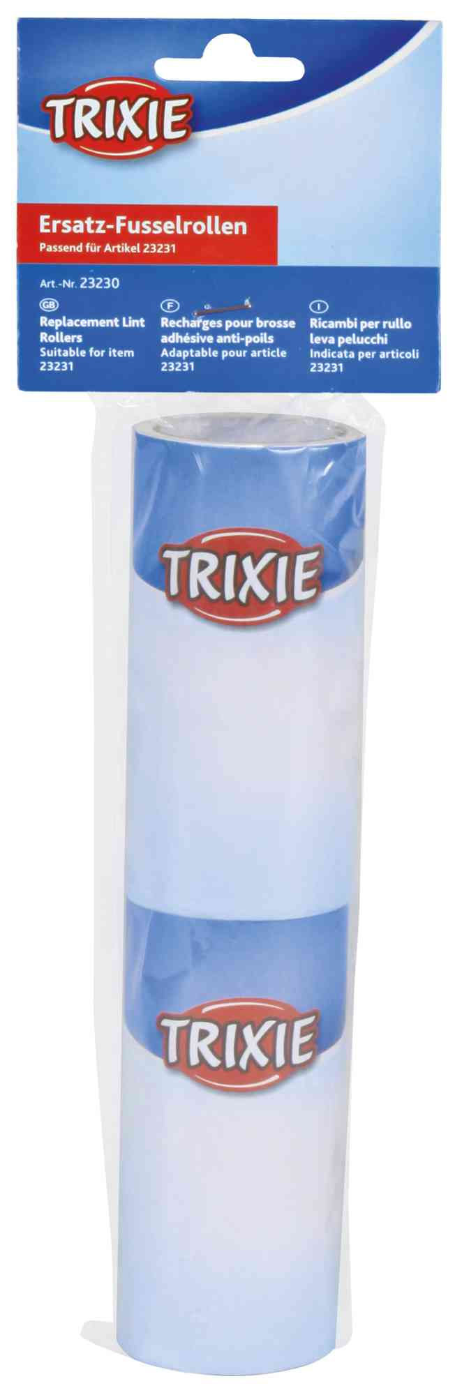 Trixie Replacement Lint Rollers, 2 Rolls Of 60 Sheets