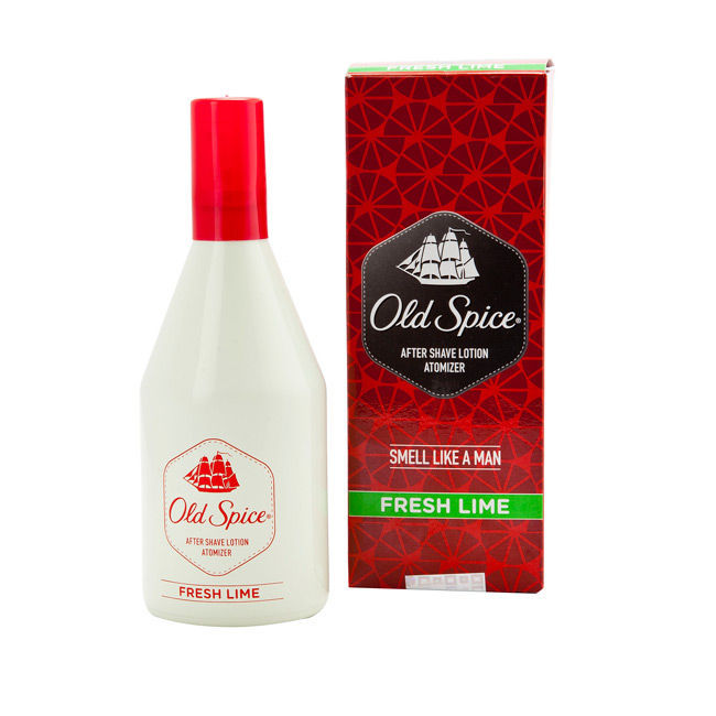 Old Spice Atomizer Fresh Lime After Shave Lotion Smell Like A Men