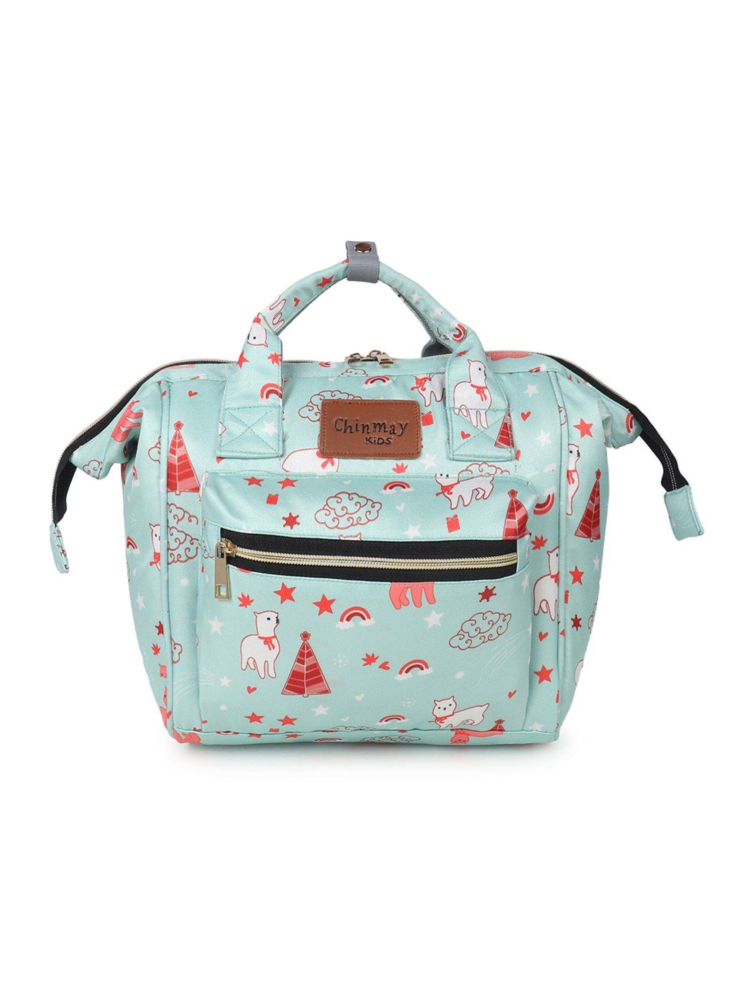 Chinmay Kids Baby Polyester New Born Casual Travel Outing Stylish Mini Diaper Backpack