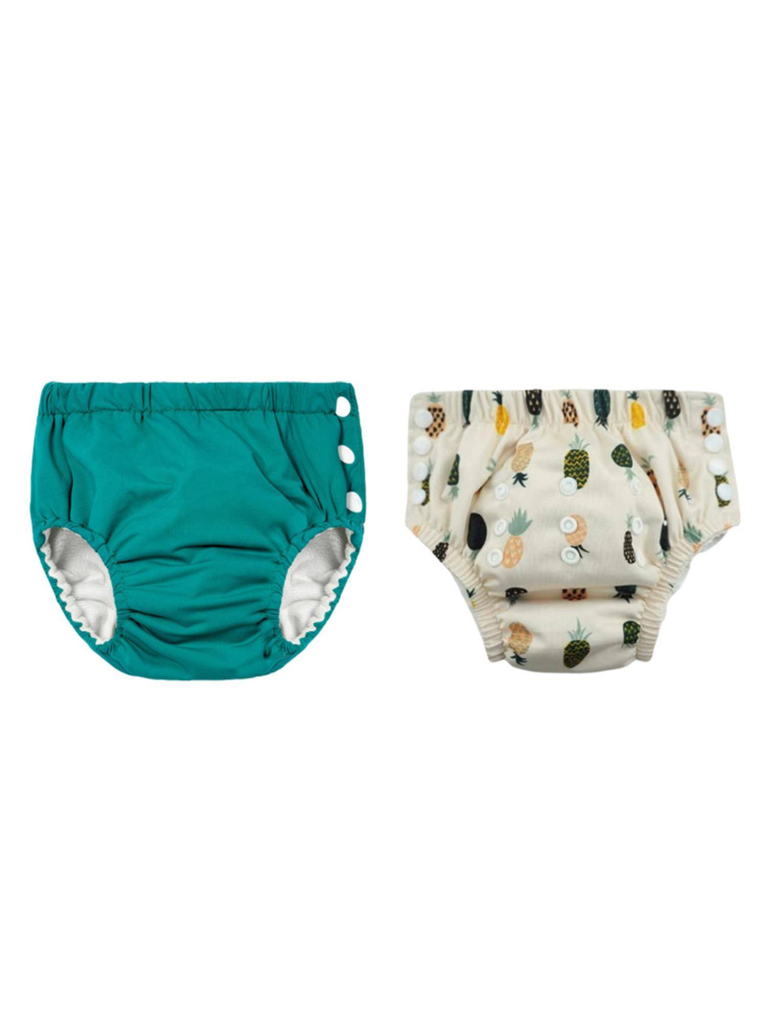 Chinmay Kids Reusable Swim Diaper Pants - Pack of 2 (4BT_SWIM_125) (Large)