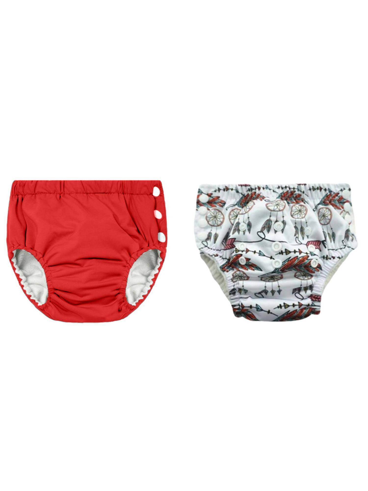 Chinmay Kids Reusable Swim Diaper Pants - Pack of 2 (4BT_SWIM_138) (Large)