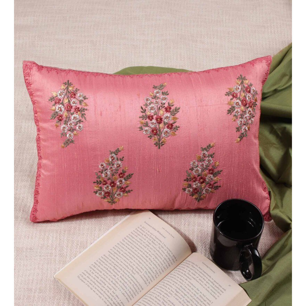 Raw silk cushions new arrivals
