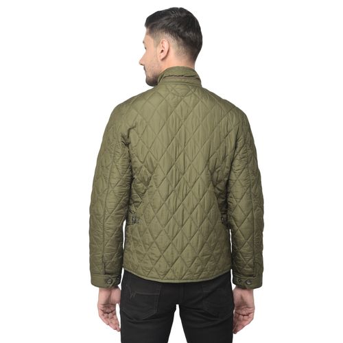 Bomber Jacket Woods Winter Jacket Mens WOODS Solid Jacket Olive