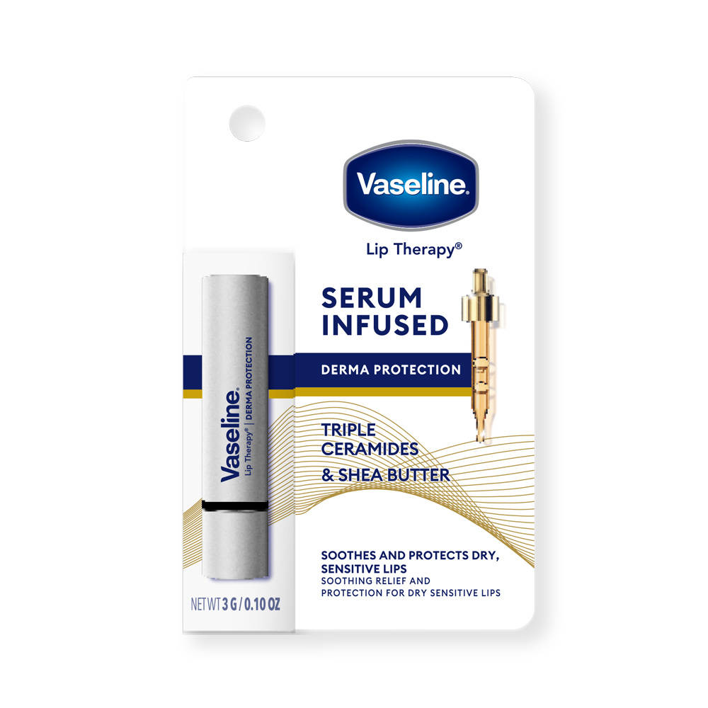 Vaseline Lip Therapy Serum Infused Derma Protection Lip Balm