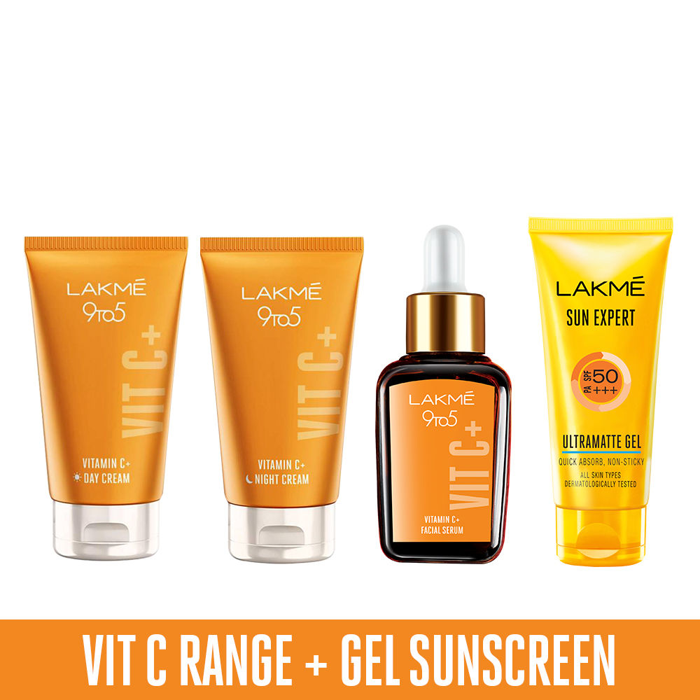 Lakme Vit C + Range + Gel Sunscreen Combo