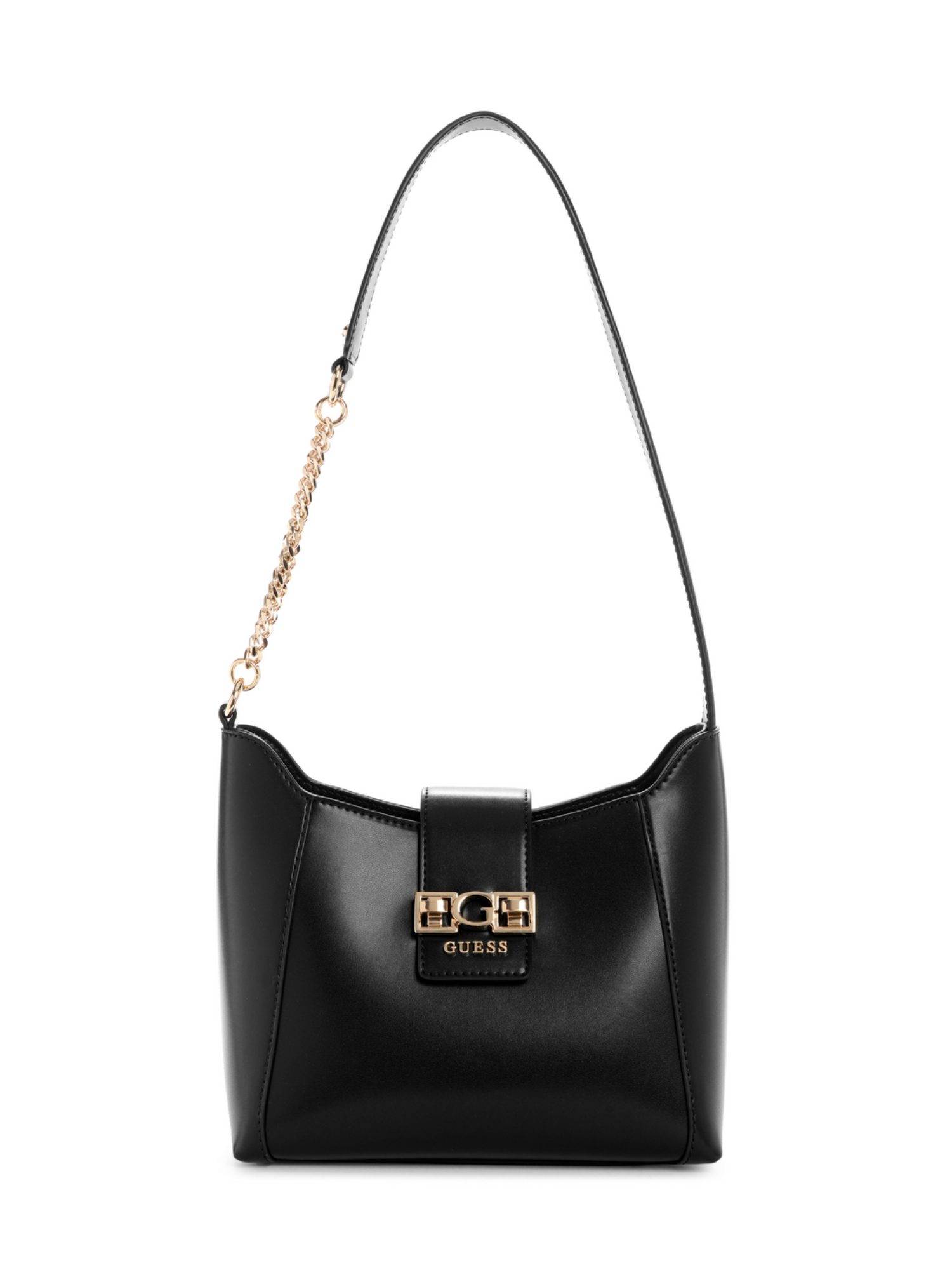 Guess Black Solid Jane Hobo Handbag