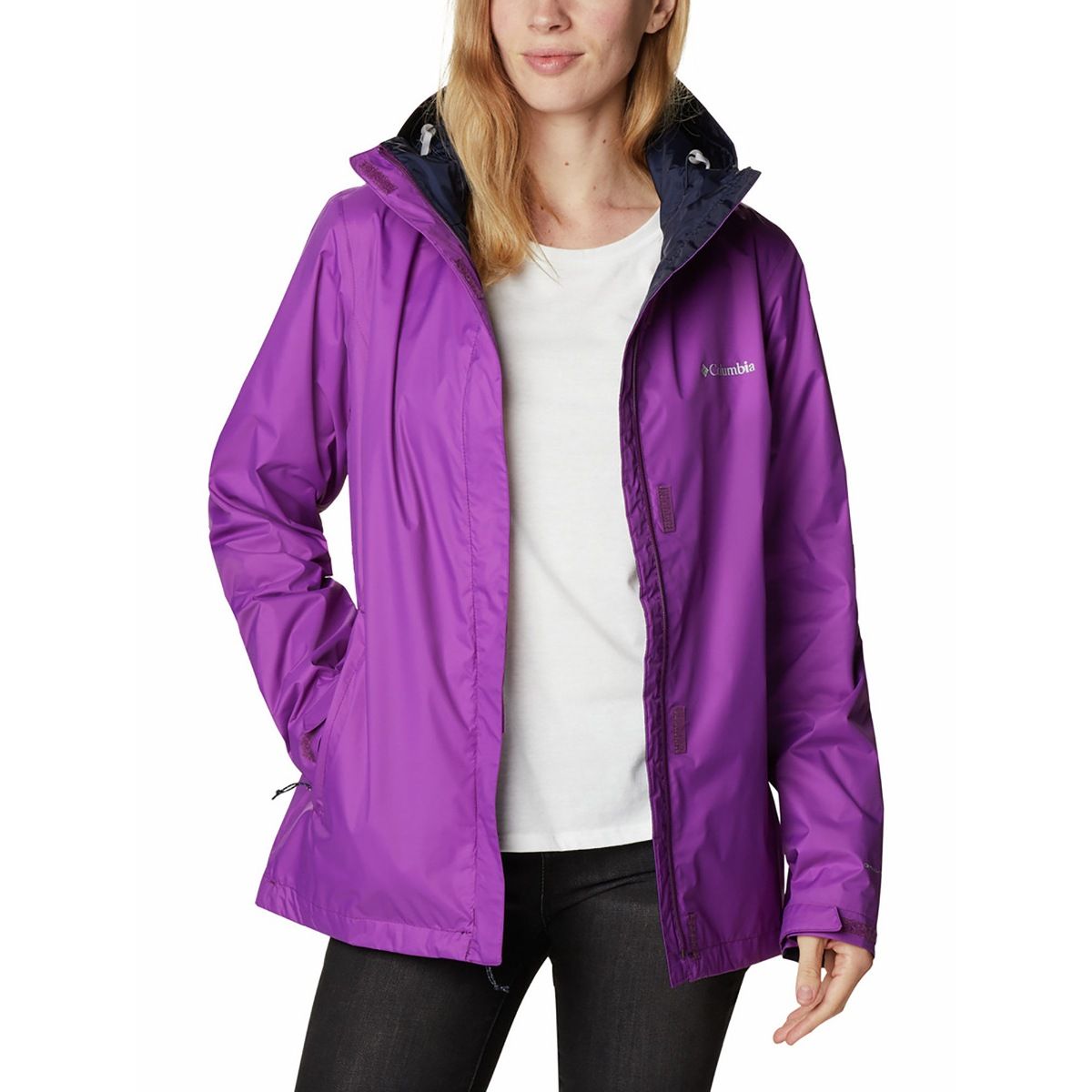 Columbia Women Purple Arcadia Ii Rain 