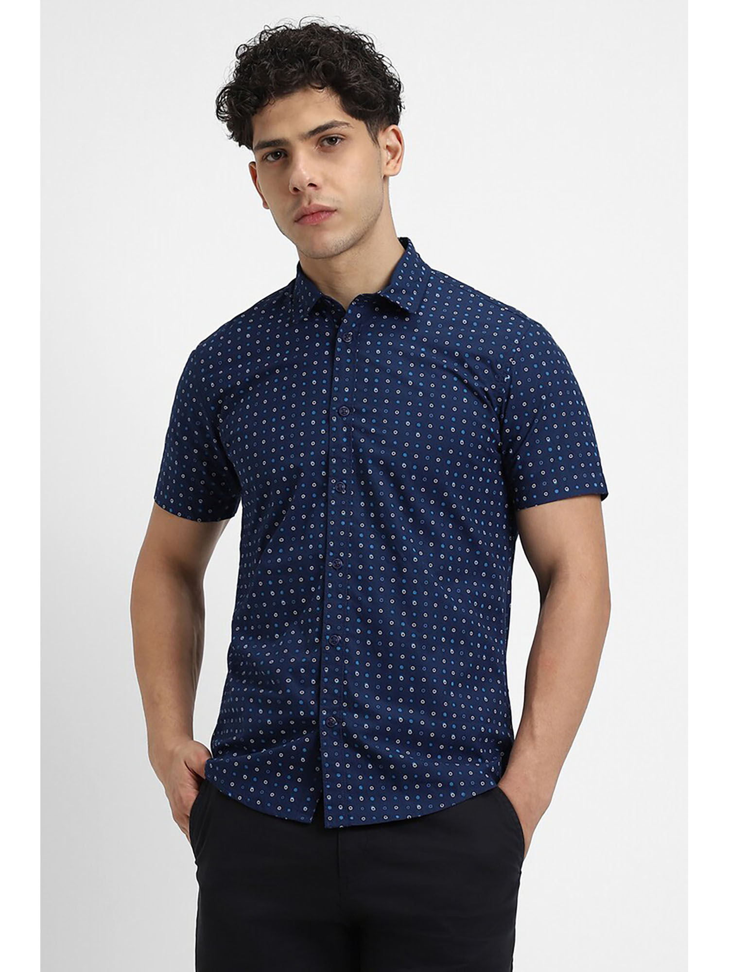 navy blue blouse forever 21