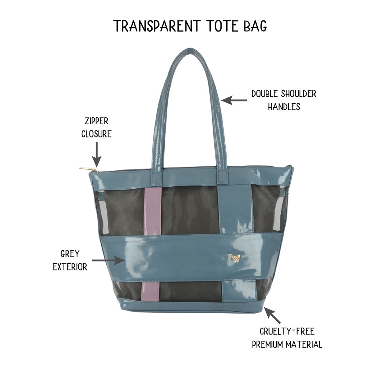 Baggit discount grey bag