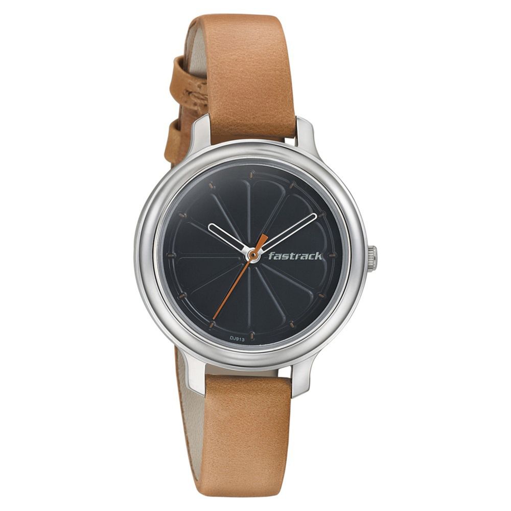 fastrack black strap watches